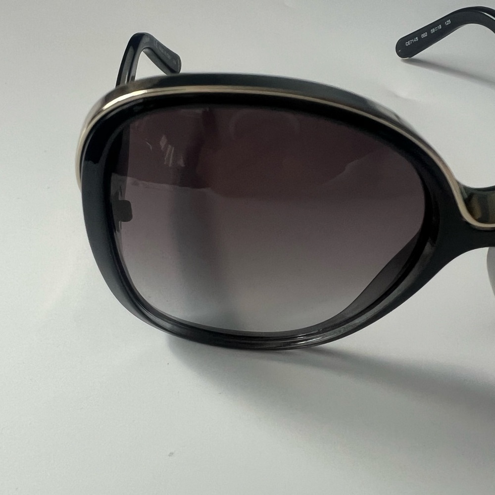Chloe CE714S Sunglasses Black and Silver Oversized Designer - NWOB - Picture 8 of 9